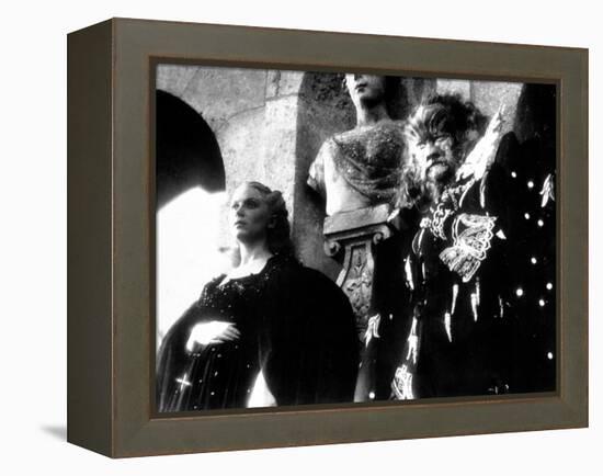 Beauty and the Beast, Josette Day, Jean Marais, 1946-null-Framed Stretched Canvas