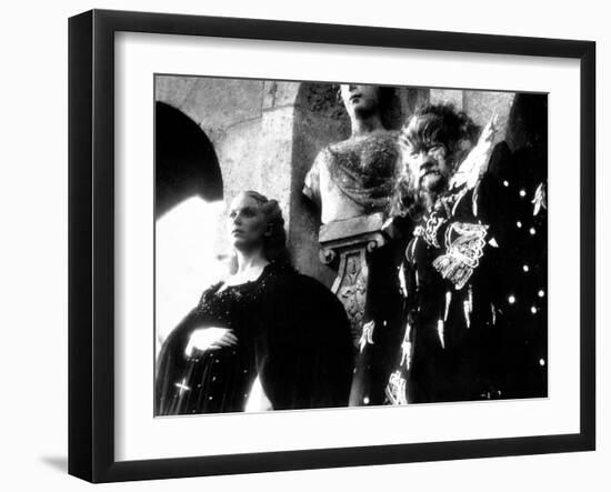 Beauty and the Beast, Josette Day, Jean Marais, 1946-null-Framed Premium Photographic Print