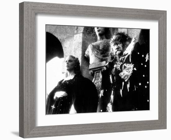 Beauty and the Beast, Josette Day, Jean Marais, 1946-null-Framed Photo