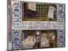 Beauty and the Beast Tile Panel, Morris, Marshall, Faulkner and Co., C.1867-Edward Burne-Jones-Mounted Giclee Print