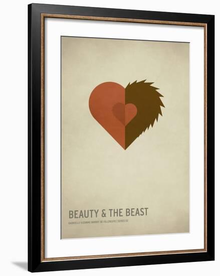 Beauty and the Beast-Christian Jackson-Framed Art Print