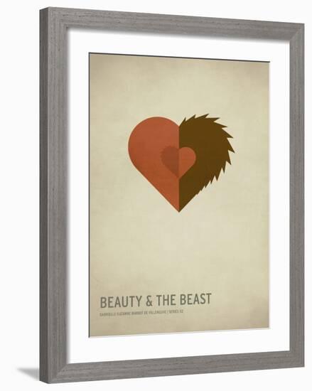 Beauty and the Beast-Christian Jackson-Framed Art Print