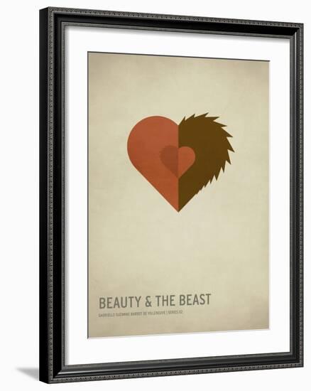 Beauty and the Beast-Christian Jackson-Framed Art Print