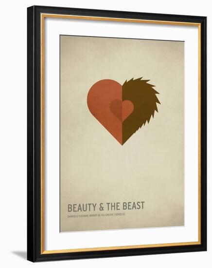 Beauty and the Beast-Christian Jackson-Framed Art Print