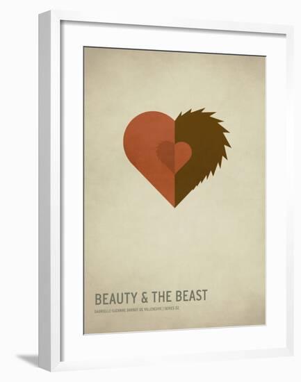 Beauty and the Beast-Christian Jackson-Framed Art Print