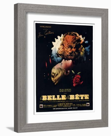 Beauty and the Beast-null-Framed Art Print