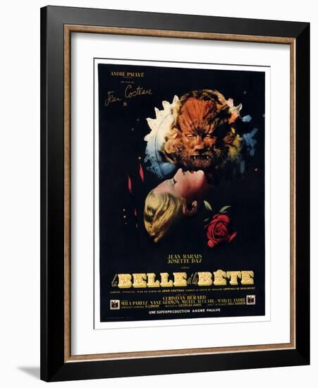 Beauty and the Beast-null-Framed Art Print