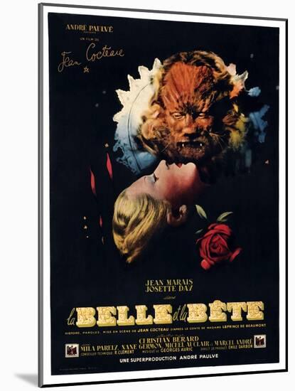 Beauty and the Beast-null-Mounted Art Print