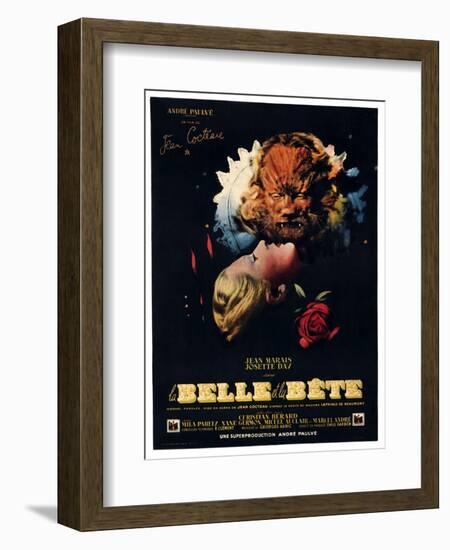 Beauty and the Beast-null-Framed Premium Giclee Print