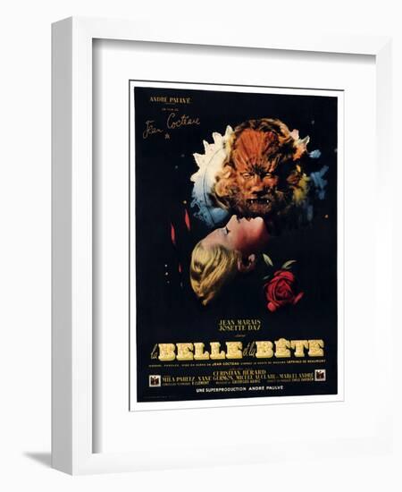 Beauty and the Beast-null-Framed Premium Giclee Print