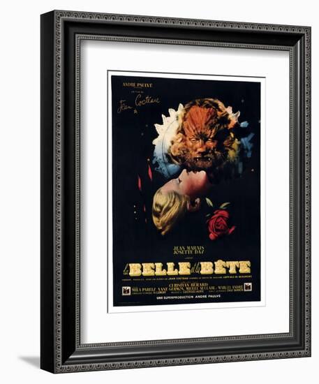 Beauty and the Beast-null-Framed Premium Giclee Print