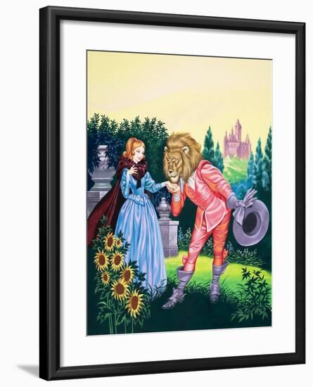 Beauty and the Beast-Ron Embleton-Framed Giclee Print