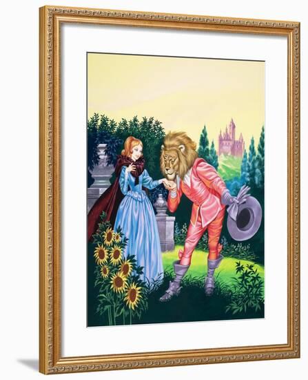 Beauty and the Beast-Ron Embleton-Framed Giclee Print