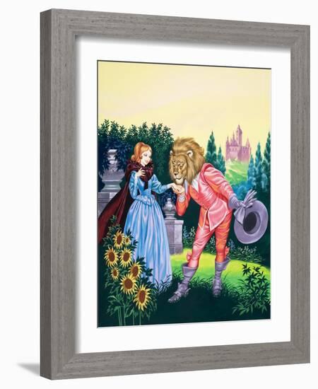 Beauty and the Beast-Ron Embleton-Framed Giclee Print