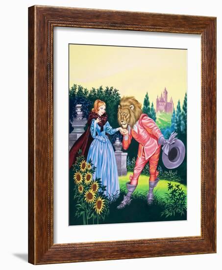 Beauty and the Beast-Ron Embleton-Framed Giclee Print