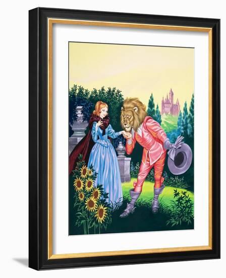 Beauty and the Beast-Ron Embleton-Framed Giclee Print