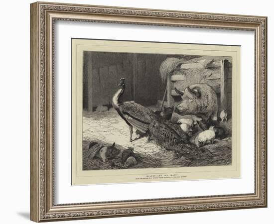 Beauty and the Beast-Charles Burton Barber-Framed Giclee Print