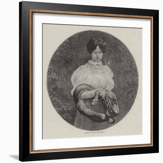 Beauty and the Beast-null-Framed Giclee Print