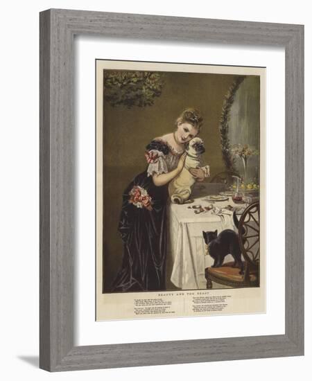 Beauty and the Beast-null-Framed Giclee Print