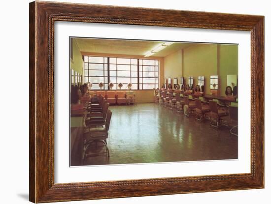 Beauty College-null-Framed Art Print