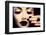 Beauty Fashion Model Girl with Black Make Up, Long Lushes-Subbotina Anna-Framed Photographic Print