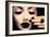 Beauty Fashion Model Girl with Black Make Up, Long Lushes-Subbotina Anna-Framed Photographic Print