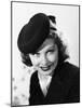 Beauty for the Asking, Lucille Ball, Modeling a Black Felt Pillbox Hat by Edward Stevenson, 1939-null-Mounted Photo