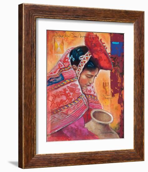 Beauty in Costume-Joadoor-Framed Art Print