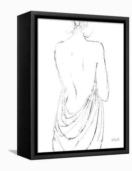 Beauty in the Mist I BW-Anne Tavoletti-Framed Stretched Canvas