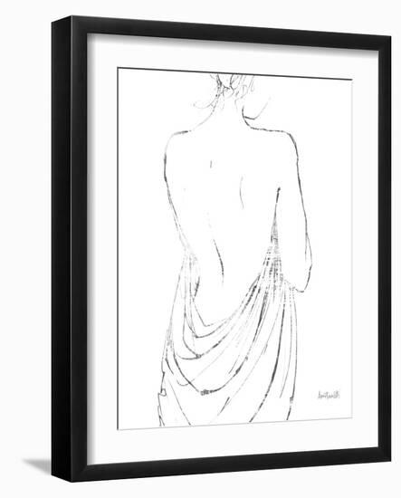 Beauty in the Mist I BW-Anne Tavoletti-Framed Art Print