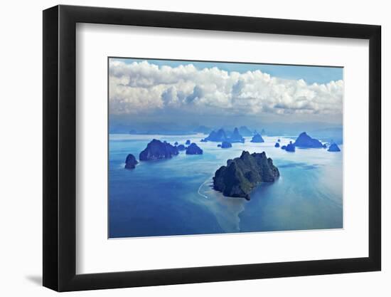 Beauty Islands like on Mars, Aerial View from the Plane-saiko3p-Framed Photographic Print