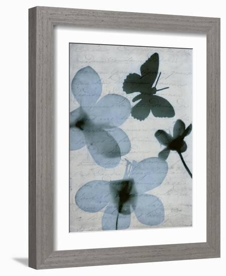 Beauty of Light Blue 1-Dan Zamudio-Framed Art Print