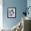 Beauty of Light Blue 1-Dan Zamudio-Framed Art Print displayed on a wall