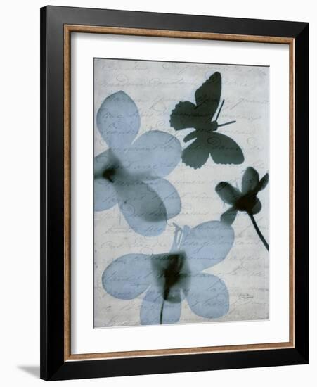 Beauty of Light Blue 1-Dan Zamudio-Framed Art Print