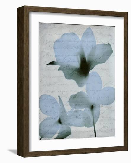 Beauty of Light Blue 2-Dan Zamudio-Framed Art Print