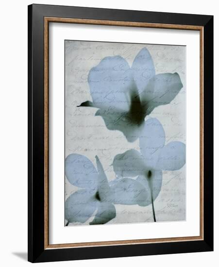 Beauty of Light Blue 2-Dan Zamudio-Framed Art Print