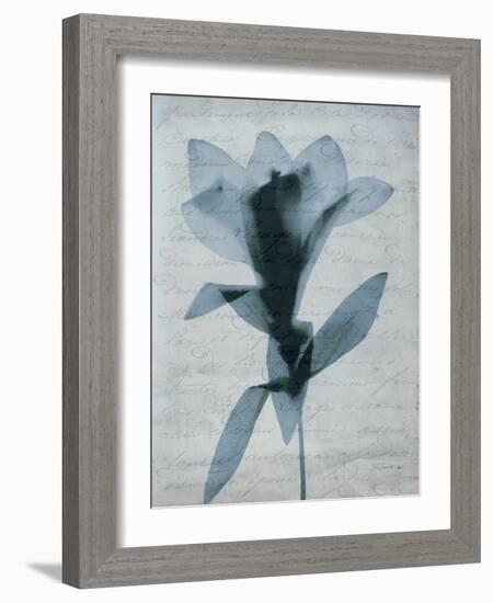 Beauty of Light Blue 4-Dan Zamudio-Framed Art Print