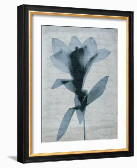 Beauty of Light Blue 4-Dan Zamudio-Framed Art Print