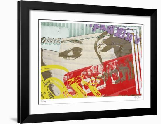 Beauty on Cement 2-Mj Lew-Framed Giclee Print