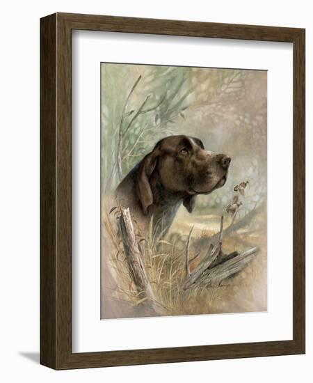 Beauty on Point-Ruane Manning-Framed Art Print