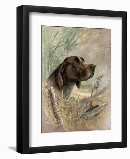 Beauty on Point-Ruane Manning-Framed Art Print