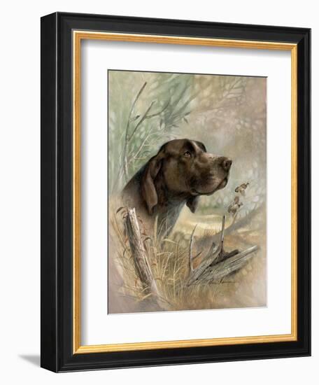 Beauty on Point-Ruane Manning-Framed Art Print