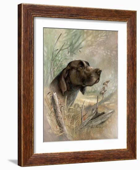 Beauty on Point-Ruane Manning-Framed Art Print