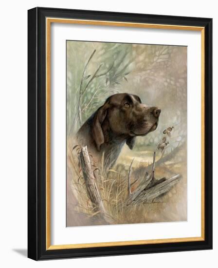 Beauty on Point-Ruane Manning-Framed Art Print