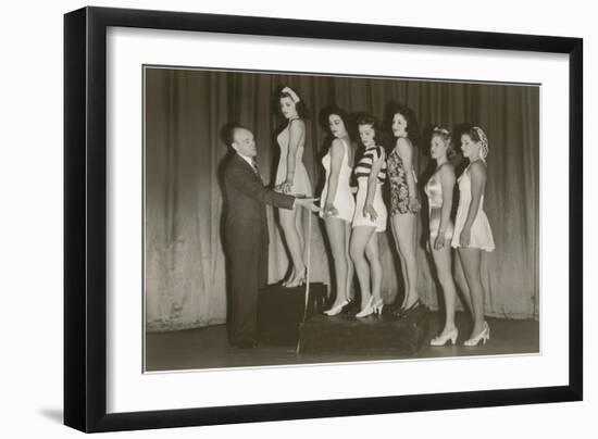 Beauty Pageant Posing-null-Framed Art Print