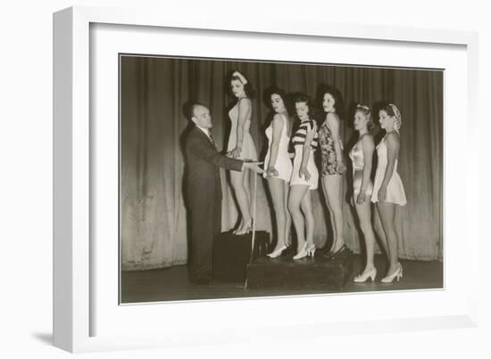 Beauty Pageant Posing-null-Framed Art Print