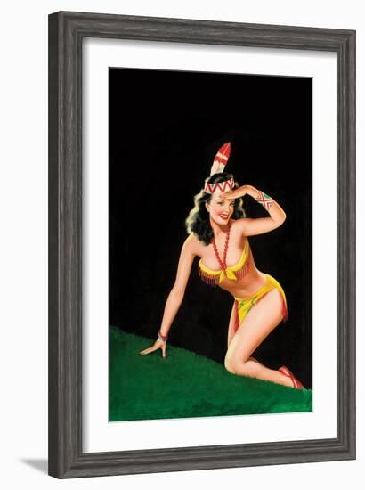 Beauty Parade Magazine; Dancin' Dynamite-Peter Driben-Framed Art Print