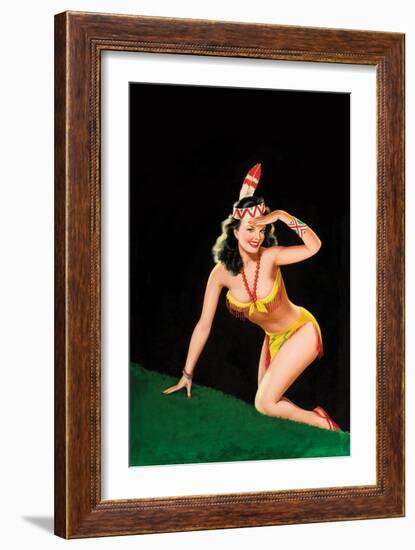 Beauty Parade Magazine; Dancin' Dynamite-Peter Driben-Framed Art Print