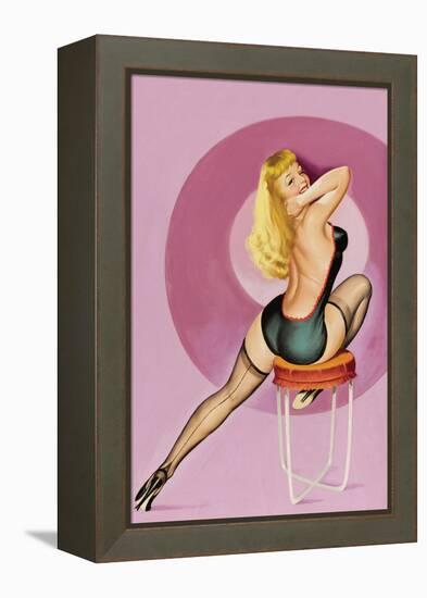Beauty Parade Magazine; Oh! Purple-Peter Driben-Framed Stretched Canvas