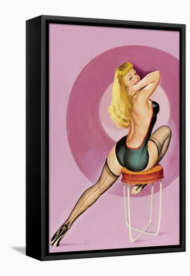 Beauty Parade Magazine; Oh! Purple-Peter Driben-Framed Stretched Canvas